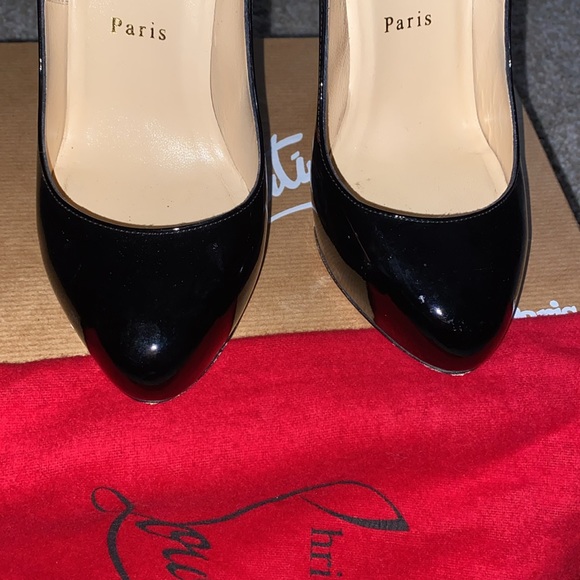 Argotik 120 Patent by Christian Louboutin, black in color size 38.5 - Picture 2 of 7